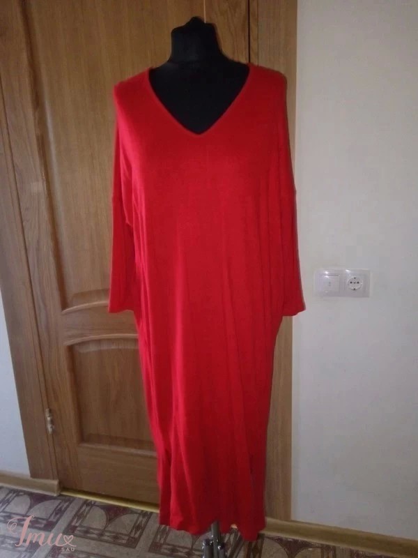imusau.lt | parduodama raudona oversized stiliaus suknelė