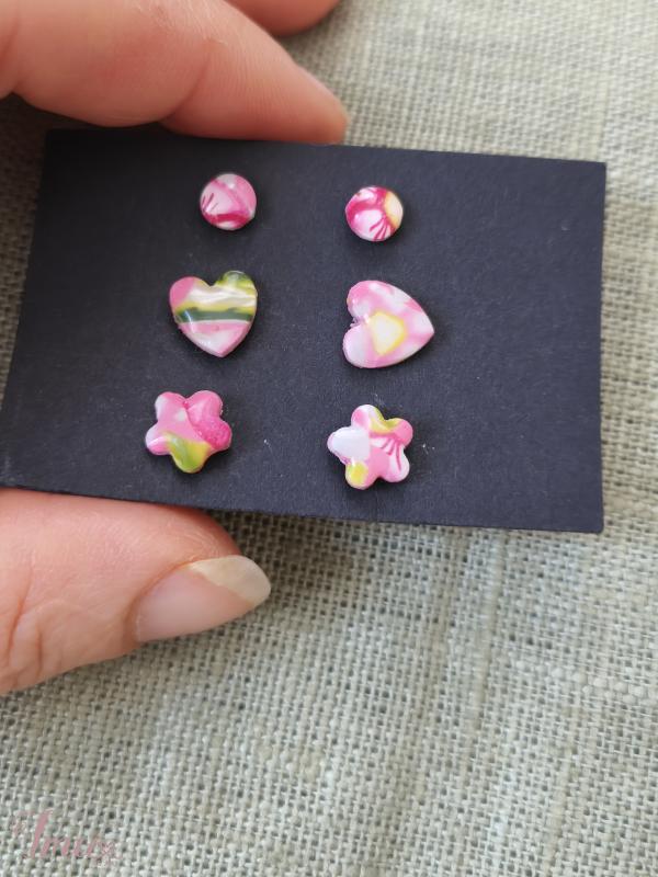 imusau.lt | parduodama Rausvu auskaru komplektas