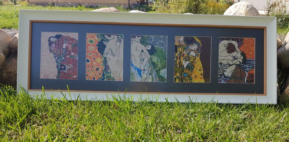 imusau.lt | parduodama 18. Siuvinėtas paveikslas su rėmu