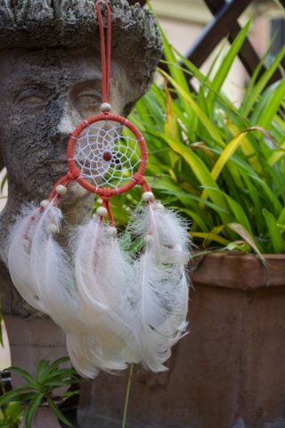 imusau.lt | parduodama Nedidelė oranžinė sapnų gaudyklė