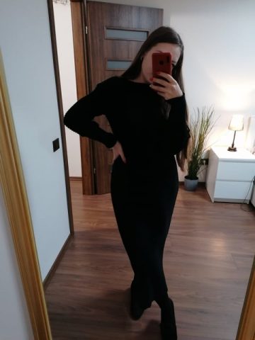 imusau.lt | parduodama Rankų darbo ilga megzta suknelė
