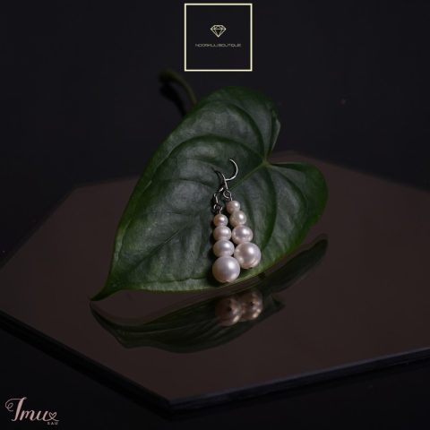 imusau.lt | parduodama 925 prabos sidabriniai auskarai su natūraliais perlais