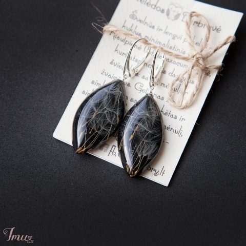 imusau.lt | parduodama Auskarai "Pūkai"