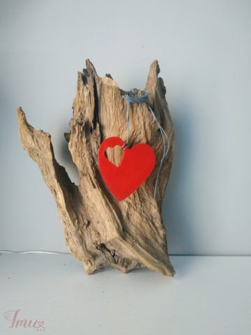 imusau.lt | parduodama Molio pakabukas "Širdis - Širdyje"