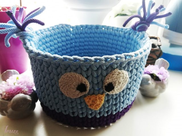 imusau.lt | parduodama Nertas krepšelis pelėdžiukas