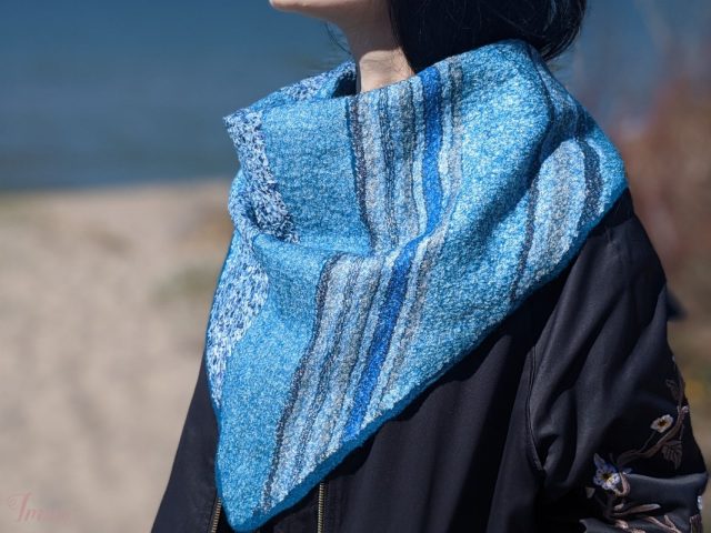 imusau.lt | parduodama Skarelė - šalikas "Jūra"