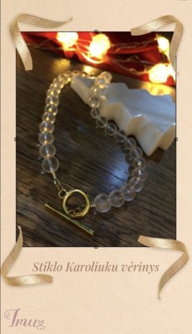 imusau.lt | parduodama Stiklo karoliuku vėrinys