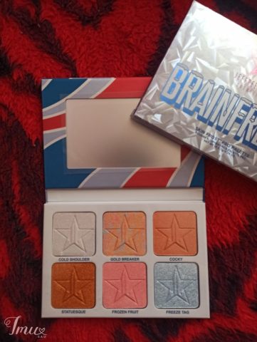 imusau.lt | parduodama Jeffree Star Cosmetics Paletė Suteikianti Švytėjimo Brainfreeze (6 spalvos)