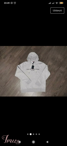 imusau.lt | parduodama Tommy Hilfiger džemperis core tommy logo hoodie 1985