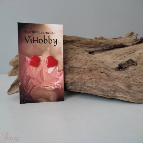 imusau.lt | parduodama Auskarai - "Širdelė 1,5 cm"