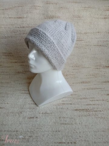 imusau.lt | parduodama Megzta šviesiai pilka kepurė