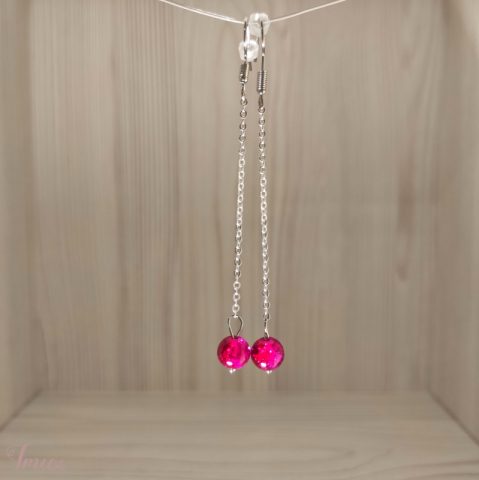 imusau.lt | parduodama Auskarai su skaldyto stiklo rutuliukais