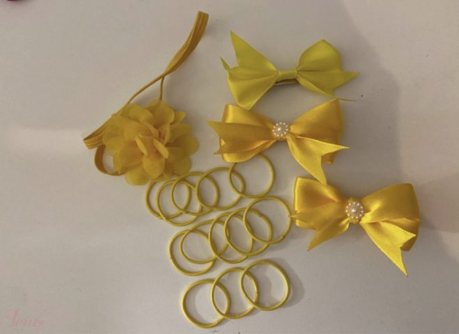 imusau.lt | parduodama Geltonas aksesuarų rinkinukas