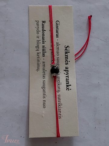 imusau.lt | parduodama sėkmės apyrankė