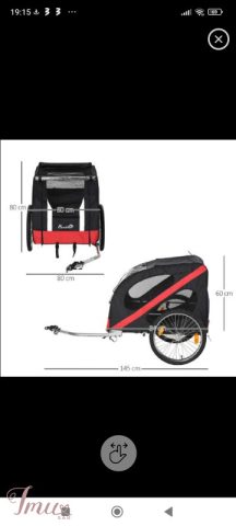 imusau.lt | parduodama vežimėlis prie dviračio