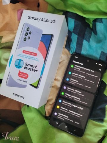 imusau.lt | parduodama Samsung a52s 5G telefonas