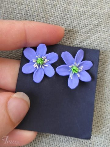 imusau.lt | listing Auskarai violetinės žibutės