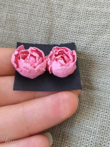 imusau.lt | listing Auskarai ružavi bijūnai