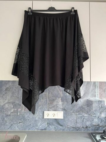 imusau.lt | parduodama ASIMETRINE sijonas 🔥- 10eu 48\50d -  liemo 102-140, ilgis 96cm, viscosa