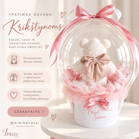 imusau.lt | parduodama Personalizuota dovana balione